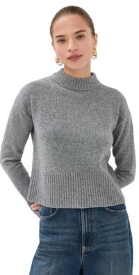 Veronica Beard Andi Sweater Medium Heather Grey S