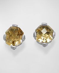 Faceted Galactical Gemstone Earrings