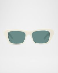 4G Liquid Acetate Rectangle Sunglasses