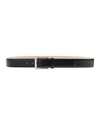 Men's Manchester Square-Buckle Leather Belt