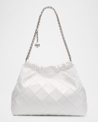 Fleming Quilted Leather Hobo Bag