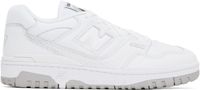 New Balance White BB550 Sneakers