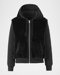Gwendal Reversible Hooded Faux-Fur Jacket