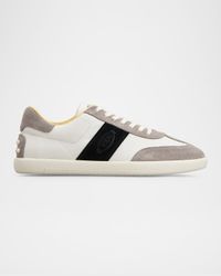 Men's Allascciata Cassetta Leggera Leather Low-Top Sneakers