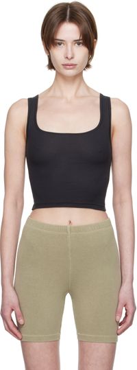 SKIMS Débardeur noir - Cotton Rib