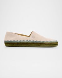 Men's Rio Suede and Raffia Espadrilles