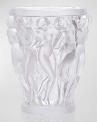 Bacchantes Small Clear Vase