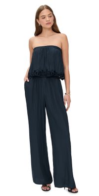 Ramy Brook Christiana Jumpsuit Navy L