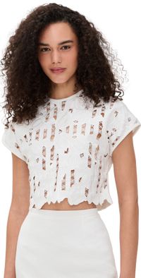 Sabina Musayev Silvia Top Off White XS