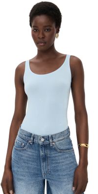 Wolford Jamaika Thong Bodysuit Soft Aqua L