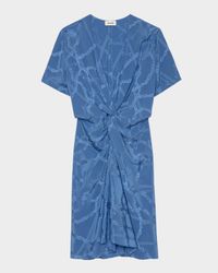 Rozom Chain Jacquard Mini Dress