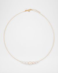 18K Pearl Choker Necklace
