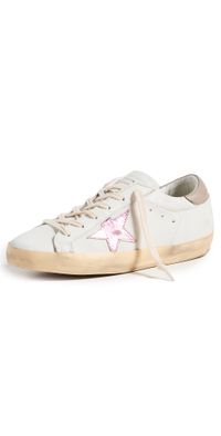 Golden Goose Super-Star Nappa Upper Laminated Star Leather Sneakers