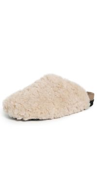 ROAM Cloud Shearling Slippers Natural 11