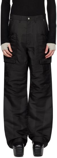 Rick Owens Black Stefan Cargo Pants