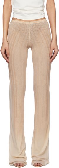 Jean Paul Gaultier Pink 'The Spirale' Lounge Pants