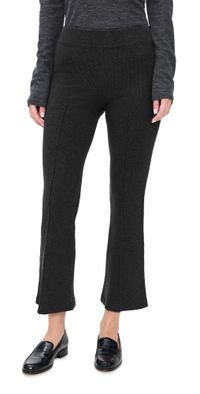 DONNI. The Rib Kick Flare Trousers Charcoal Grey S