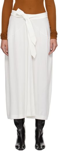 BITE White Strap Maxi Skirt