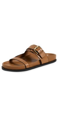 A. EMERY Prince Sandals Deep Tan 36