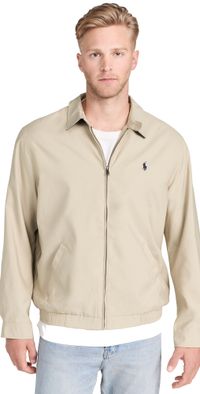Polo Ralph Lauren Bi-Swing Windbreaker Jacket Khaki Uniform XL