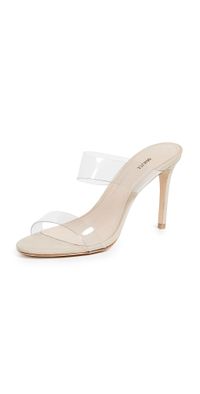 Schutz Ariella Strappy Sandals Transparent 10