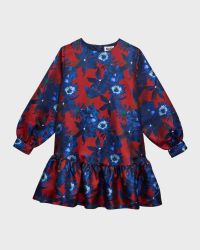 Girl's Cixi Floral-Print Dress, Size 7-14