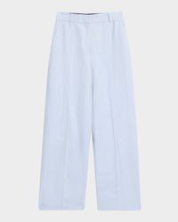 Soho Straight-Leg Linen Twill Trousers