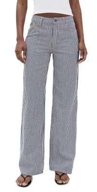 Lioness Top Model Jeans Navy Stripe XL