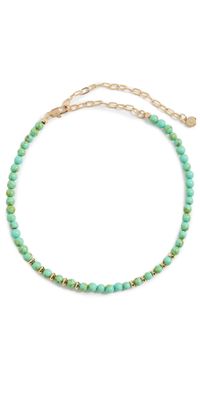 Ettika Ibiza Beaded Choker Turquoise One Size