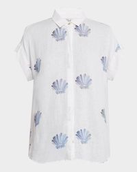 Jamie Short-Sleeve Linen Shirt