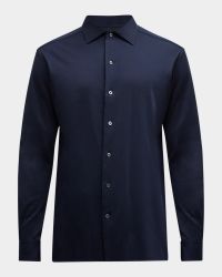 Men's Cashmere Jersey Sport Shirt