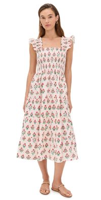 Hill House Home The Ellie Nap Dress Block Print/Poppy XXXXL