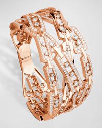 Move Infini 18K Rose Gold Diamond Cuff