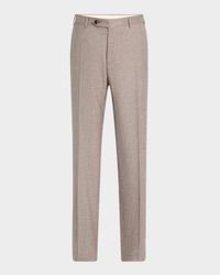 Men's Melange Wool Dress Pants
