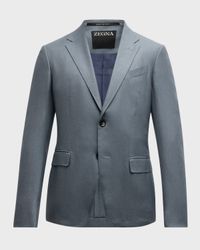 Men's Cashmere-Blend Twill Sport Coat