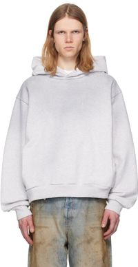 Acne Studios Gray Logo Hoodie