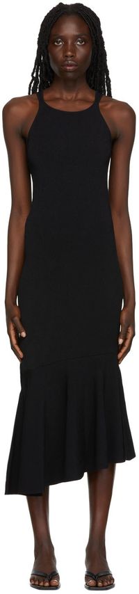 DEVEAUX NEW YORK Black Charlize Midi Dress