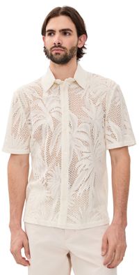 SIMKHAI Conrad Shirt Ivory S