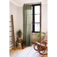 L'effet Papillon - Rideaux occultant et thermique - Taille 140x300 - Vert