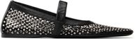 Marni Black Mesh Mary Jane Ballerina Flats