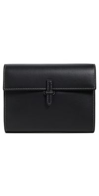 Hunting Season Small Soft Clutch in Nappa Black One Size