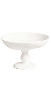 TF DESIGN Large Pedestal Bowl White One Size