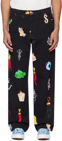 Sky High Farm Workwear Black Charm Jeans