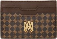 AMIRI Brown MA Quad Card Holder