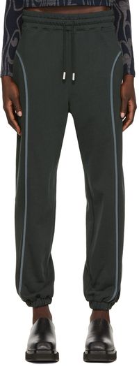 Eckhaus Latta Gray Paneled Lounge Pants