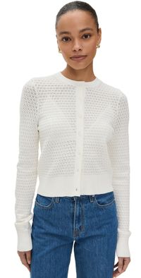 Joe's Jeans The Pointelle Dani Cardigan Milk XL