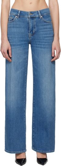 FRAME Blue 'Le Slim Palazzo' Jeans