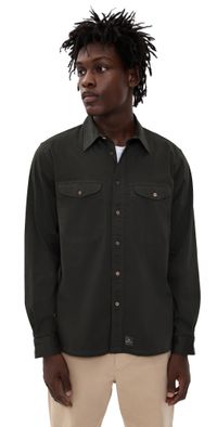 PS Paul Smith Double Pocket Casual Fit Shirt Bottle Green L