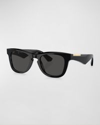 Men's Be4426f Acetate Square Sunglasses