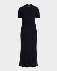 Amor Polo Ribbed Cashmere Dress